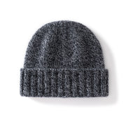 Thick cuffed knit beanie unisex, view 2 - MRSLM