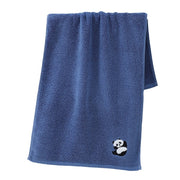 Panda embroidered cotton face towel, view 10 - MRSLM