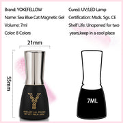 cat magnetic glitter gel nail polish, view 11 - MRSLM