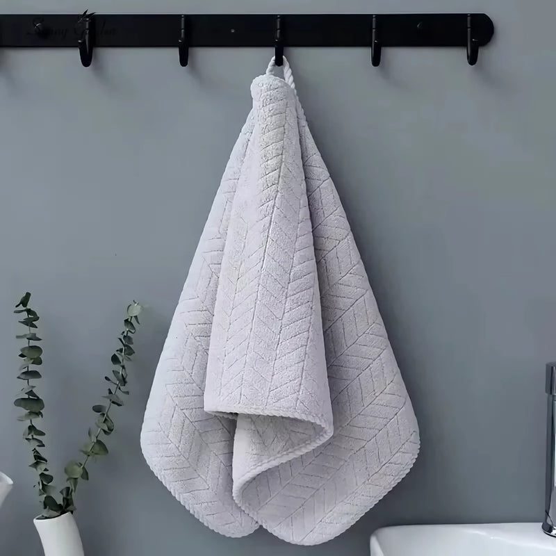 soft absorbent terry cloth towel, view 6 - MRSLM