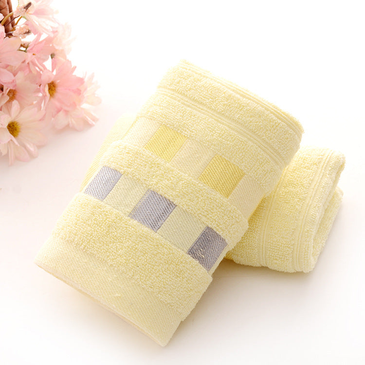 cotton face and hand towels, view 2 - MRSLM