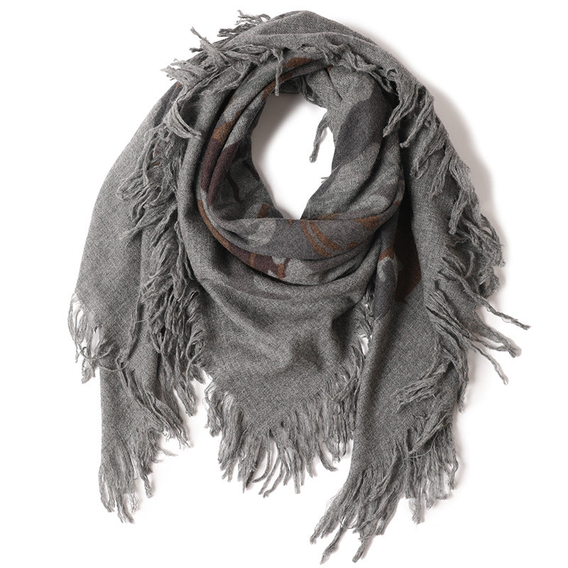 women's wool winter scarf, view 6 - MRSLM