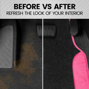 hot pink universal car floor mats, view 4 - MRSLM