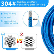 dog tie out cable, view 6 - MRSLM