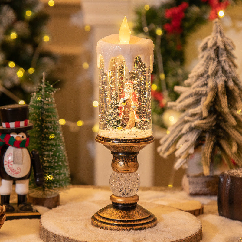 christmas candle light decoration, view 9 - MRSLM