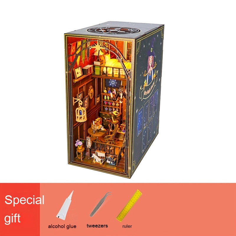 DIY wooden model cottage kit, view 6 - MRSLM