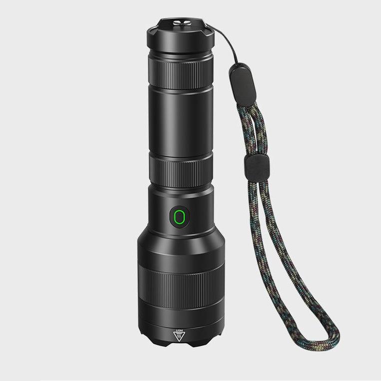 Long range tactical LED flashlight with power bank, view 9 - MRSLM