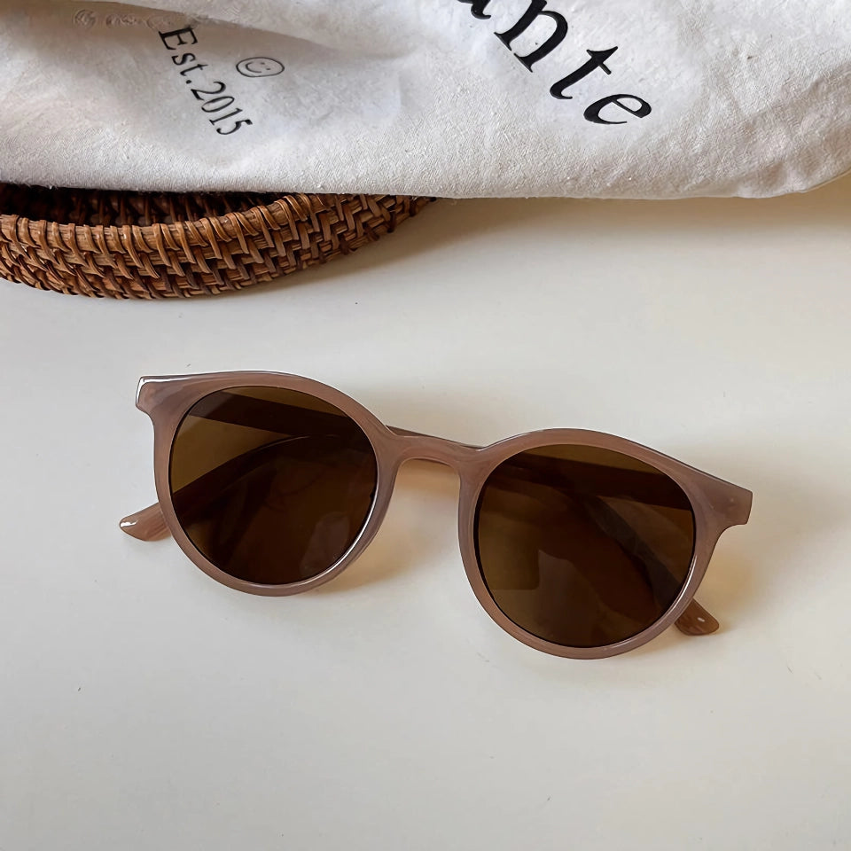 Chic Retro Round Sunglasses for Women