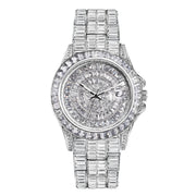 men's zircon luminous calendar quartz watch, view 4 - MRSLM