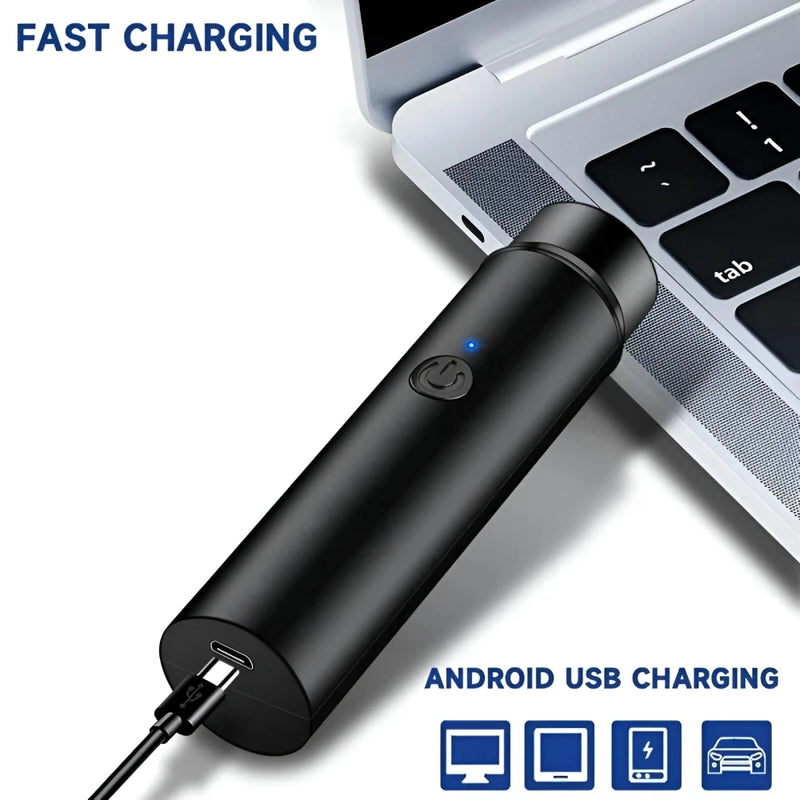 portable mini electric shaver, view 5 - MRSLM