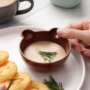 cute cartoon ceramic snack and sauce dish set, view 9 - MRSLM