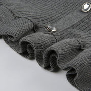 square collar short sleeve knit tee, view 10 - MRSLM
