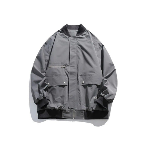 women's bomber jacket with pockets, view 3 - MRSLM