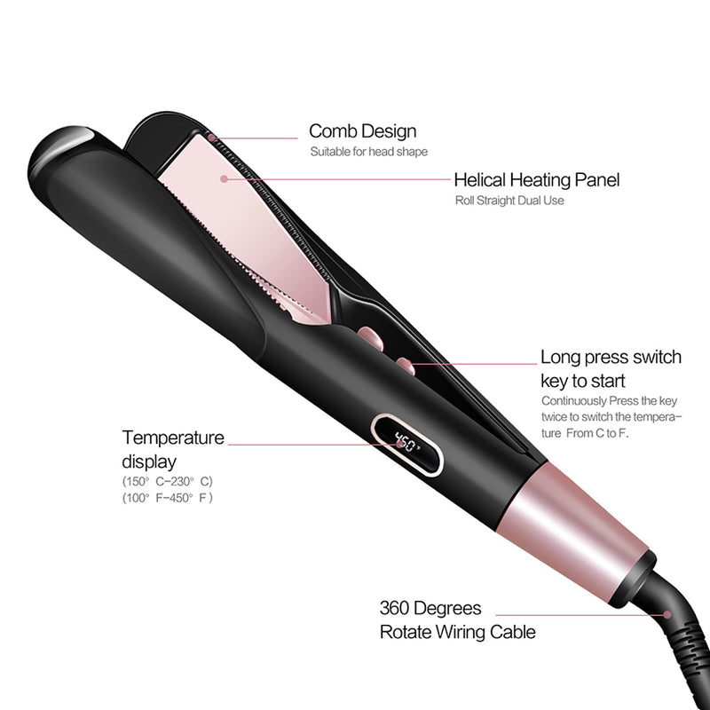 twist hair straightener and curler, view 6 - MRSLM