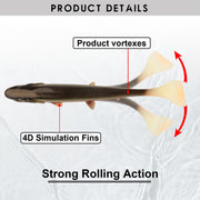 big shad fishing lure, view 10 - MRSLM