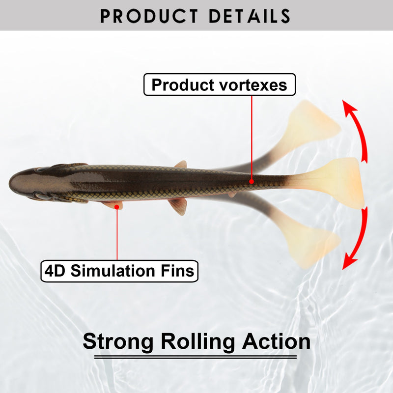 big shad fishing lure, view 10 - MRSLM
