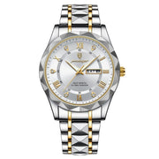 stainless steel quartz men's watch, view 5 - MRSLM