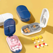 portable 2-in-1 pill cutter and storage box, view 8 - MRSLM