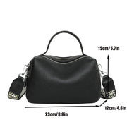 Genuine leather crossbody bag, view 14 - MRSLM