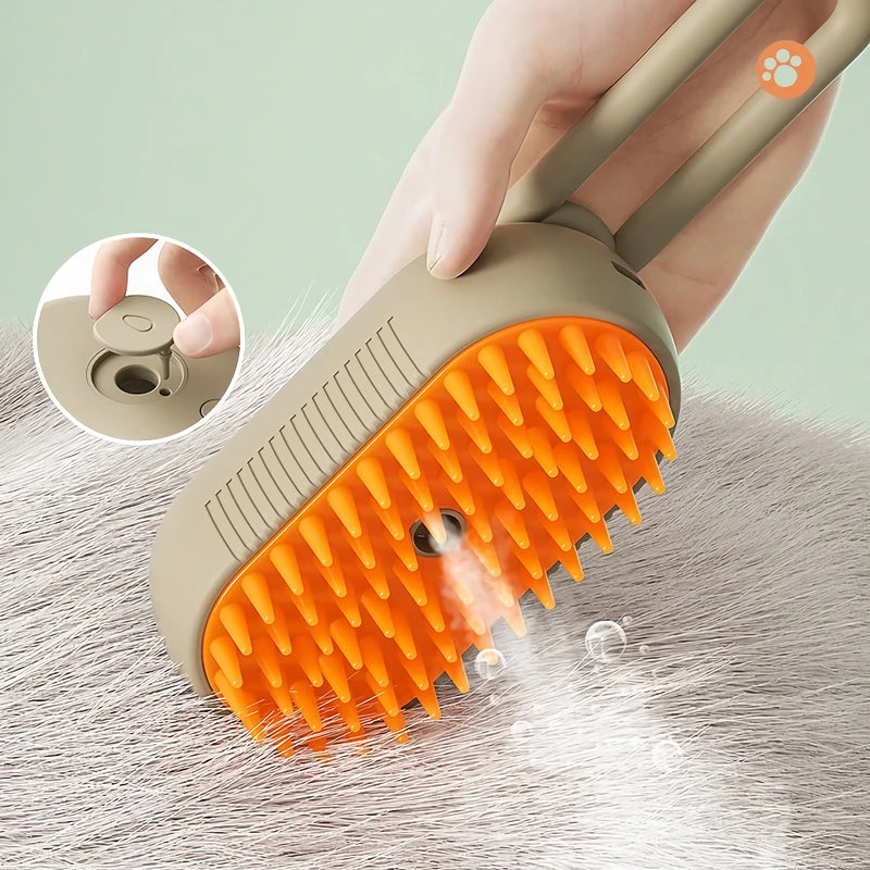 3-in-1 Electric Spray Cat Brush for Dogs and Cats
