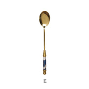 stainless steel dessert spoon, view 4 - MRSLM