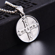 retro 925 silver feather pendant, view 4 - MRSLM