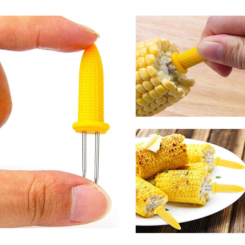 stainless steel corn holders, view 3 - MRSLM