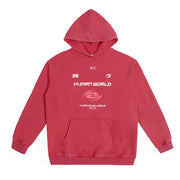 distressed batik print hoodie, view 6 - MRSLM