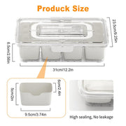 divided serving tray with lid and handle, view 6 - MRSLM