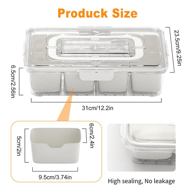 divided serving tray with lid and handle, view 6 - MRSLM