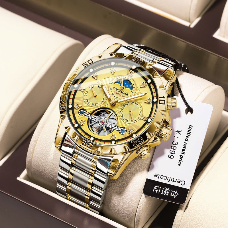 men's mechanical wrist watch, view 5 - MRSLM