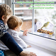 window bird feeder house, view 6 - MRSLM