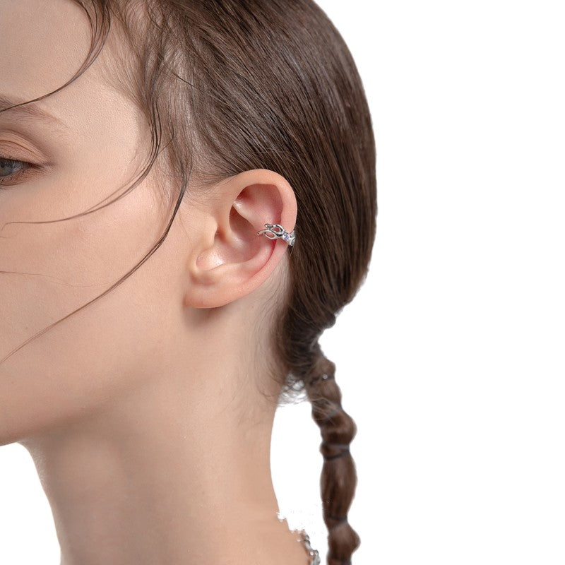 women's non-pierced tassel earrings, view 2 - MRSLM