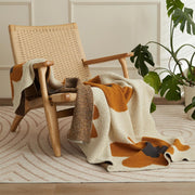 floral knitted throw blanket, view 10 - MRSLM