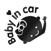 baby on board cartoon car sticker, view 9 - MRSLM