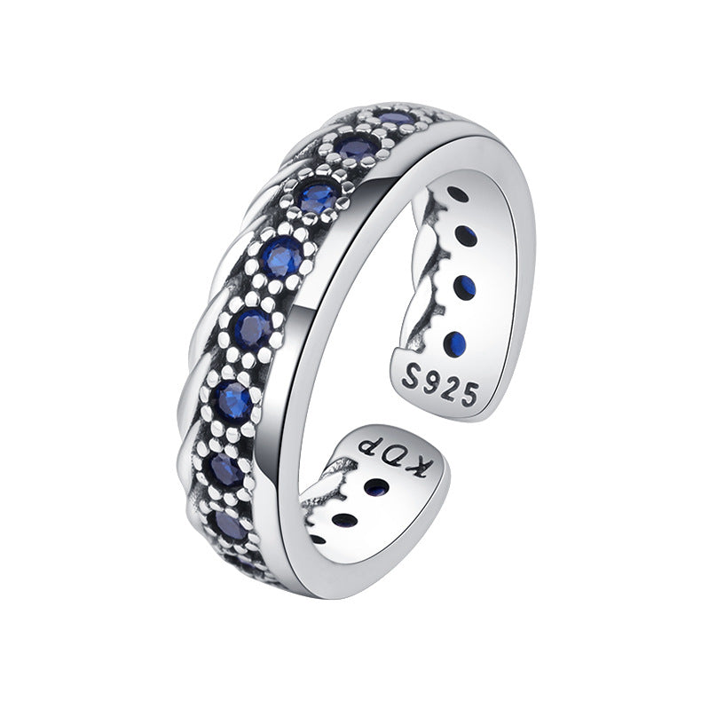 S925 silver small design ring, view 2 - MRSLM