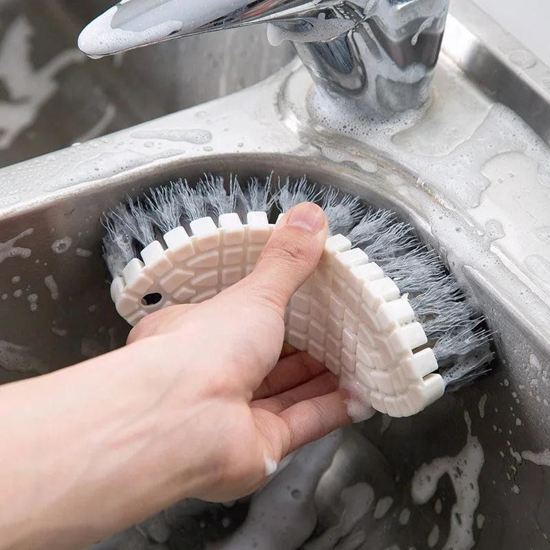 flexible kitchen scrubber and tile cleaner, view 3 - MRSLM