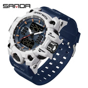 Dual display sports watch for men, view 3 - MRSLM