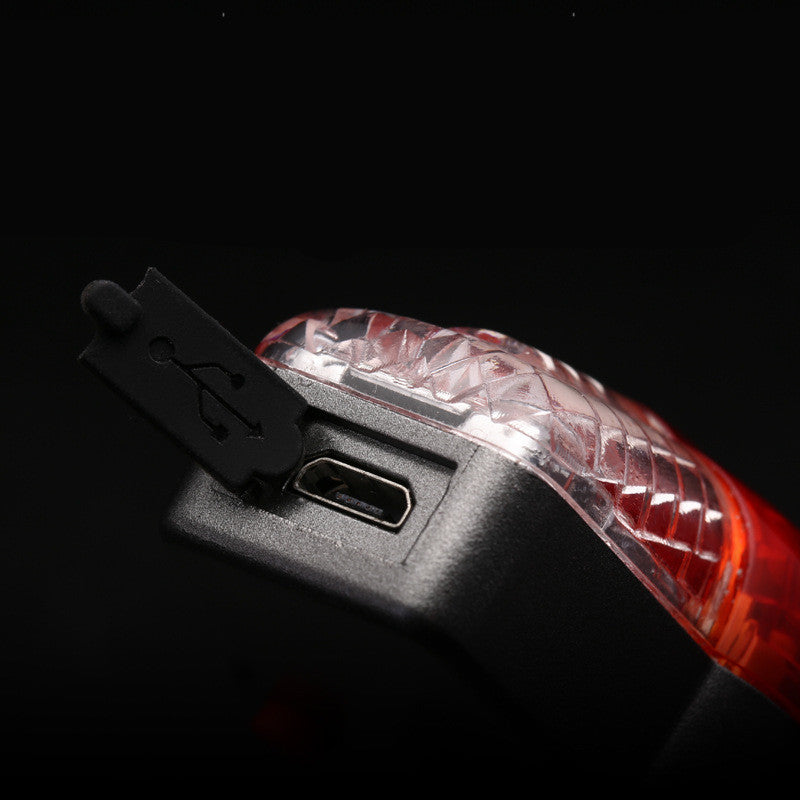 brake and turn signal bicycle tail light, view 3 - MRSLM