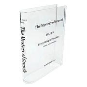acrylic book flower vase, view 2 - MRSLM