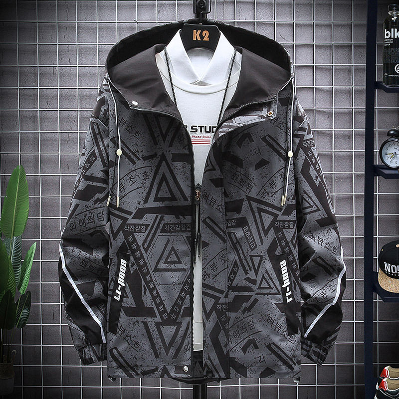 Men's plus size slim fit casual coat, view 12 - MRSLM