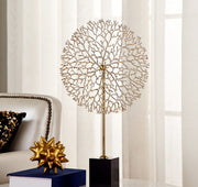 metal sea tree coral decoration, view 3 - MRSLM
