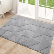 geometric non-slip door mat, view 2 - MRSLM