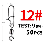 pike fishing stainless steel swivel connectors, view 3 - MRSLM
