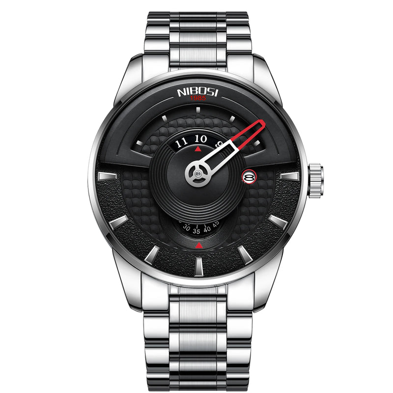 men's water-resistant luminous quartz watch, view 3 - MRSLM