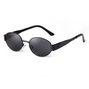retro oval sunglasses for women, view 3 - MRSLM