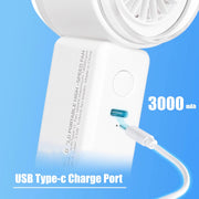 USB rechargeable handheld fan, view 6 - MRSLM
