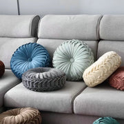 round velvet throw pillow, view 13 - MRSLM