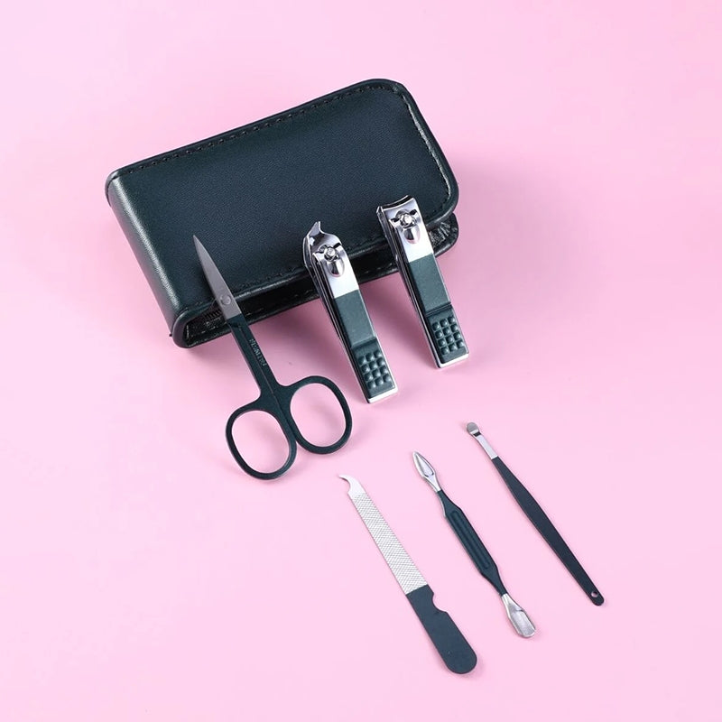 6-piece stainless steel manicure and pedicure set, view 5 - MRSLM
