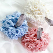 Extra large soft lace bath sponge, view 5 - MRSLM